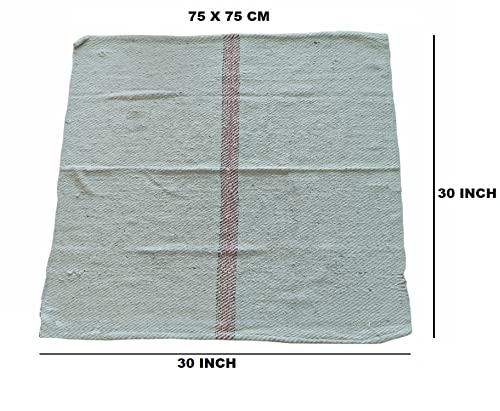 Antiter Floor Cleaning Cotton Cloth Wiper, Floor Duster, Pochha, Reusable Super Absorbent and Very Durable Suitable for All Floors (Pack of 2), 100 GSM