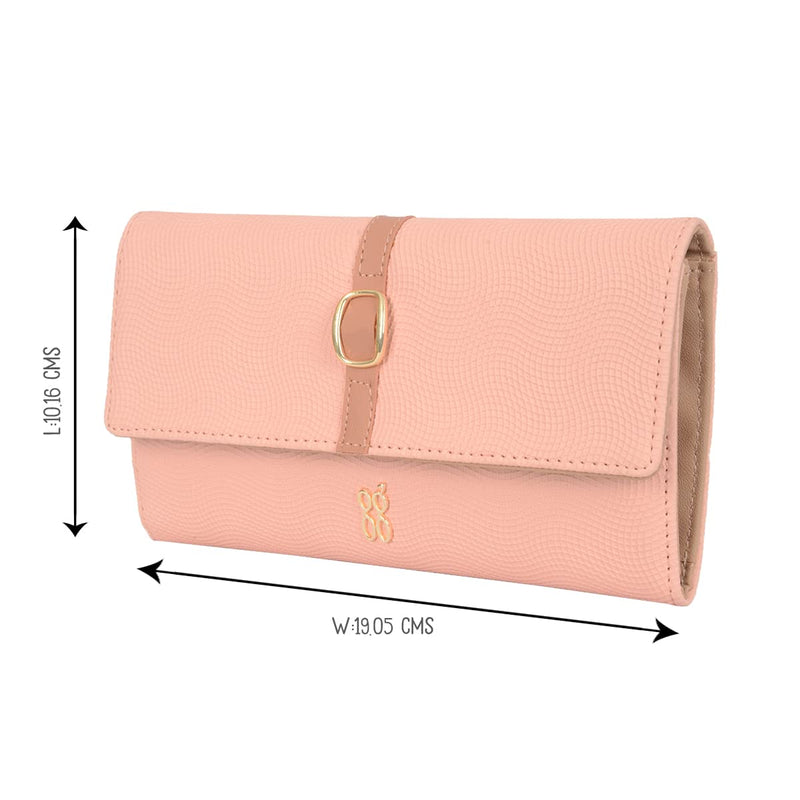 Baggit Women's Harmonium Wallet - Large (Pink)