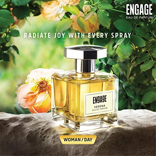 Engage Verona Perfume for Women, Long Lasting, Citrus and Fruity, for Everyday Use, Gift for Women, Free Tester with pack, 100ml