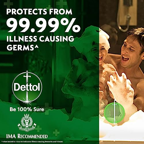 Dettol Original Germ Protection Bathing Soap Bar (300gm) | Kills 99.99% germs, 75gm - Pack of 4
