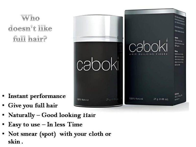 Good High Caboki Hair building Natural fiber Dark Brown 25 gm