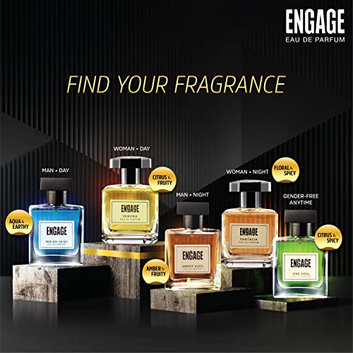 Engage Verona Perfume for Women, Long Lasting, Citrus and Fruity, for Everyday Use, Gift for Women, Free Tester with pack, 100ml