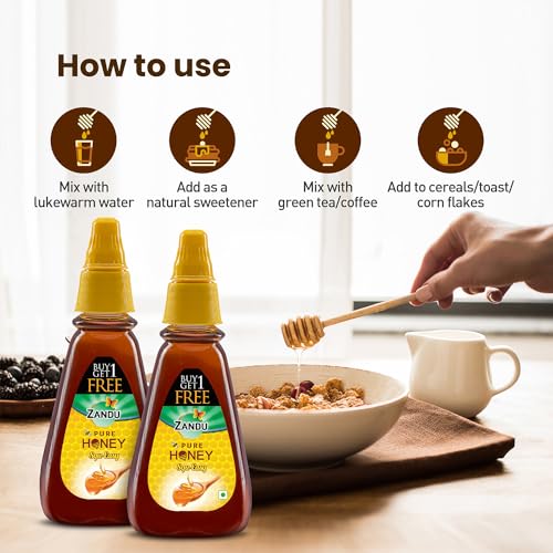 Zandu Pure Honey Squ-Easy (Buy 1 Get 1 Free)