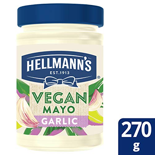 Hellmann's Vegan Mayonnaise Garlic, 270 g, Blue & White