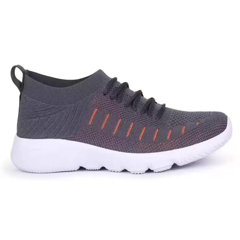 SPRENGE 22509 Zebra Orange D.Grey Casuals Shoes for Men (Orange Grey) (Orange, D.Grey, 8)