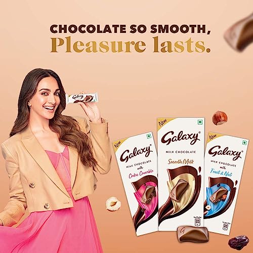 Galaxy Smooth Milk Chocolate Bar, 56g ( Pack of 4 )