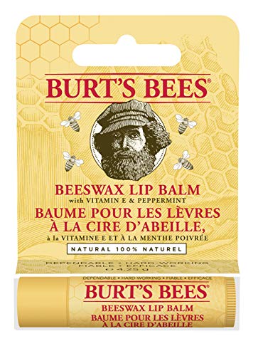 Burt's Bees Beeswax Lip Balm With Vitamin E & Peppermint, 0.15 Oz - Transparent