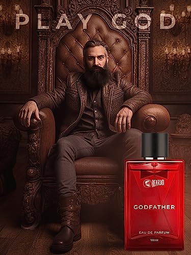 Beardo Godfather Perfume for Men, 100ml | Aromatic, Spicy Perfume for Men Long Lasting | Date night fragrance, Body Spray for Men, Ideal gift for men