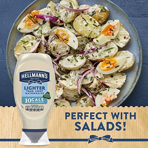 Hellmann's Lighter Than Light Mayonnaise Squeeze Bottle, 430ml