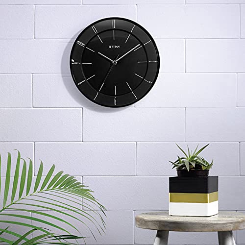 Titan Contemporary Wall Clock with Domed Glass - 27 cm x 27 cm (Small)