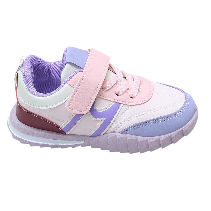 Hopscotch Girls PU Solid Athletic Shoes in Purple Color, UK: 14 (XZY-4575399)