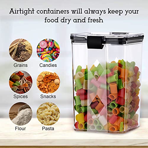 GOLWYN Air Tight Containers For Kitchen Storage Set, Bpa Container For Kitchen Storage Set, Kitchen Organizer And Kitchen Storage (1100 Ml Set Of 8)(Plastic)