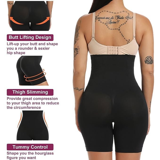 Buy PLUMBURY Women's Seamless High Waist Tummy Control/Tummy Tucker  Shapewear Panty, Beige, Size L to XXL at
