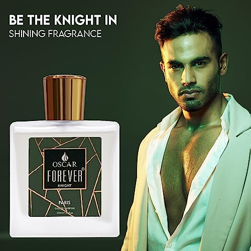 Oscar Forever Knight 100 ml | Long Lasting Perfume For Men | Fresh Fragrance | Notes Of Amber, White Musk | Everyday Perfume For Men | Eau De Parfum (EDP) | Men's Perfume | Best for Gift