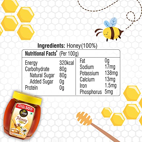 DiSano Pure Honey 1Kg (Pack of 2)