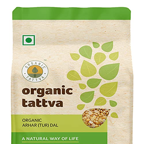 Organic Tattva Toor Dal, 1kg