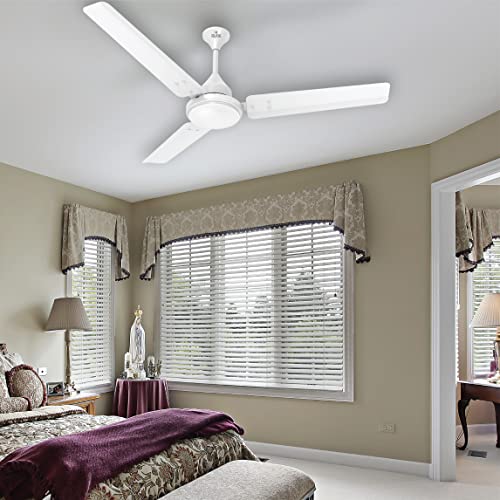 Polycab BLDC 1200 MM High Speed Ceiling Fan (Airika BLDC With Remote (White), 1200 MM)