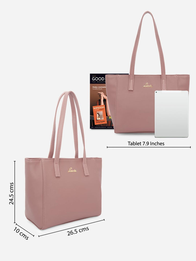 Lavie Women's Betula Tote Bag D Pink Ladies Purse Handbag