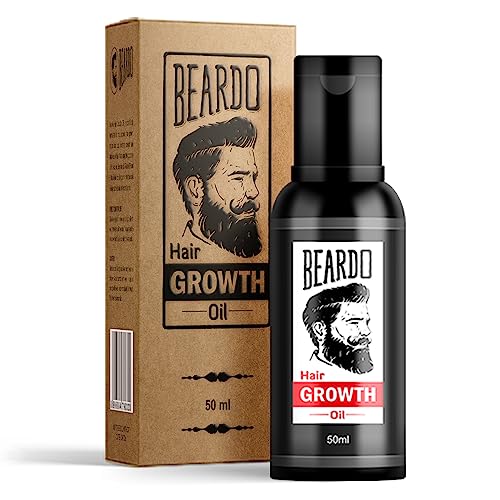 Beardo Beard & Hair Growth Oil, 50ml | Natural hair oil for Thicker & Longer Beard | Beard Oil for uneven, patchy & Fast Beard Growth