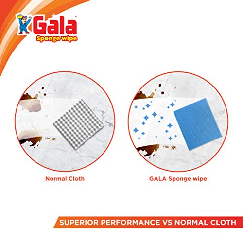 Gala Sponge Wipe for Kitchen 5 Pcs Pack (Multipurpose)