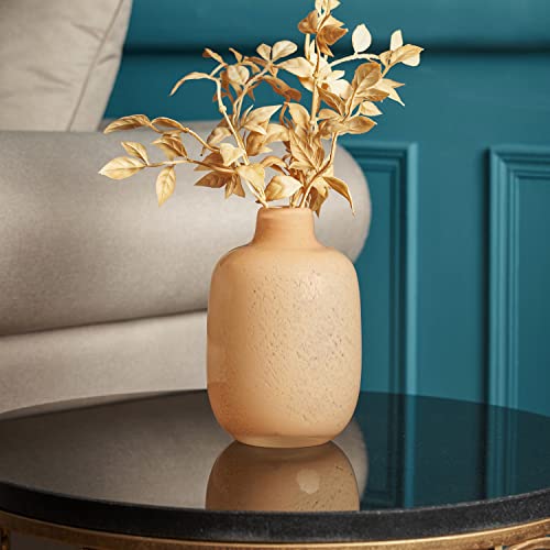Pure Home and Living Ivy Spherical Flower Vase for Home Decor Center Table Bedroom Living Room and Office Decoration (Brown)