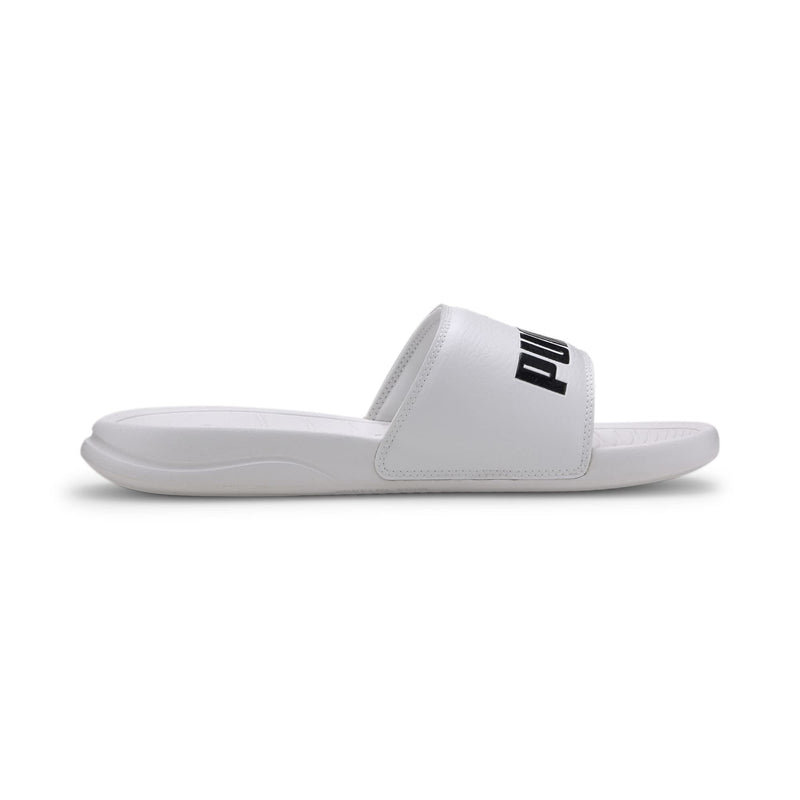 Puma Unisex Adult Popcat 20 White Black Slides-6 Kids UK (37227902)