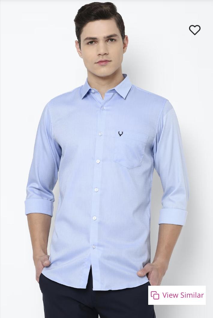 Cotton Solid Full Sleeves Regular Fit Mens Casual Shirt