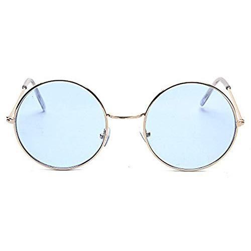 Uv Protection Round Sunglasses (55) (for Boys, Blue)