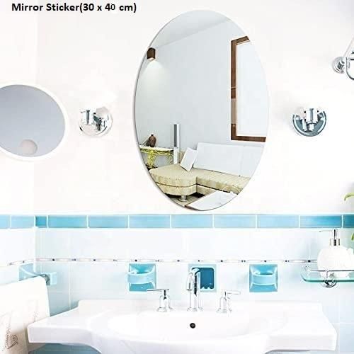 Unbreakable Mirror 30 cm COMBO ( Pack of 2 )