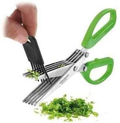 5 Layers Multi-functional Stainless Steel Vegetable Cutter With Cleaning Brush