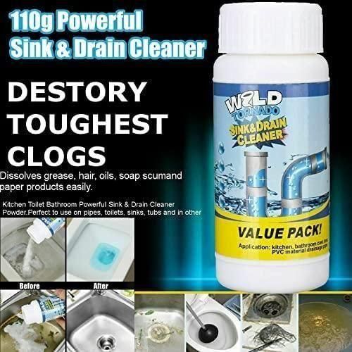 Sink Pipe Cleaning Powder (Pack of 2)
