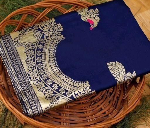 Authentic Jacquard Weaving Banarasi Silk Sarees