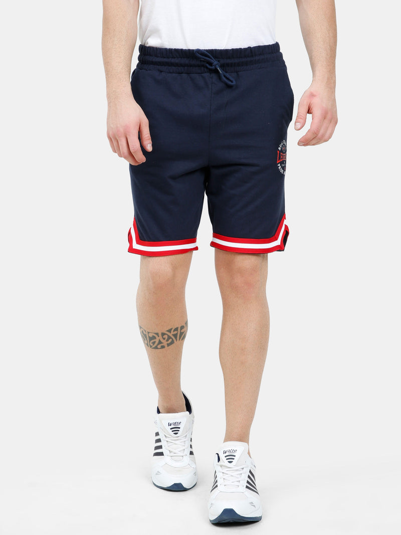 Cotton Blend Solid Regular Fit Mens Sport Shorts