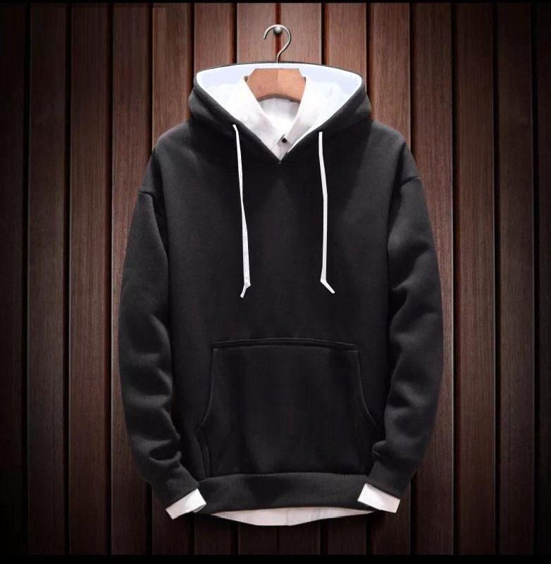 Tom Scott Cotton Fleece Solid Full Sleeves Hoodies