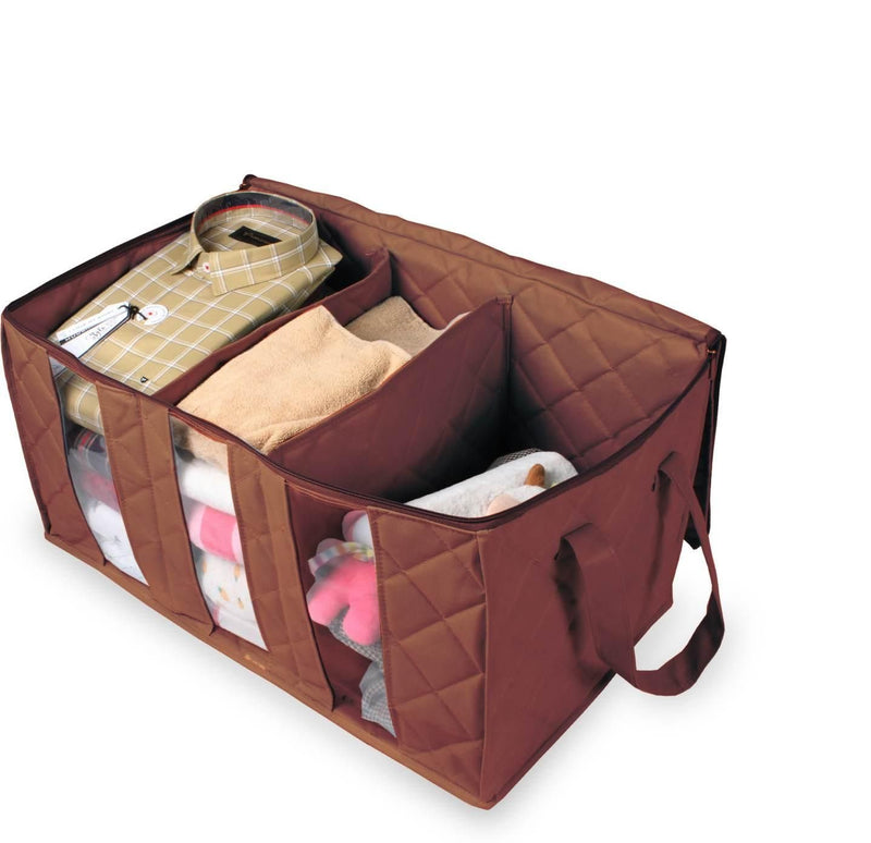 Organizer- 3 Compartment Foldable Storage Box