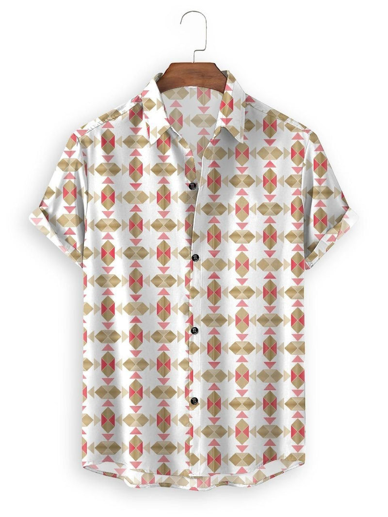 Rayon Printed Half Sleeves Mens Casual Shirt