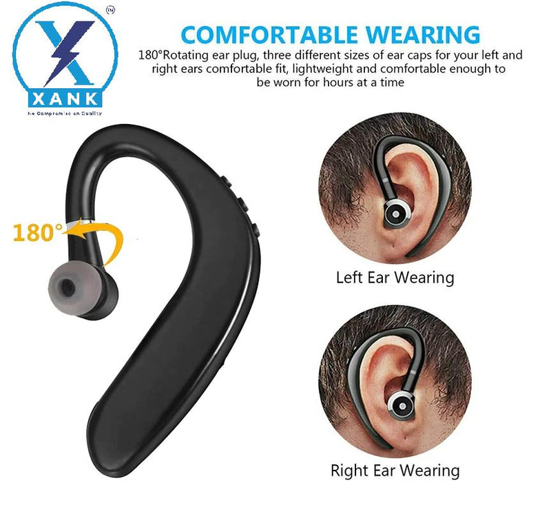 XANK S109-A Bluetooth Headset (Black, True Wireless)
