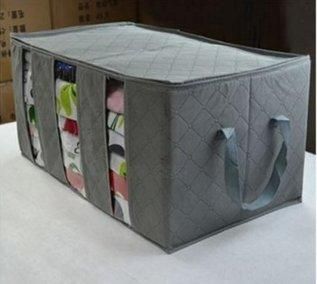 Organizer- 3 Compartment Foldable Storage Box (multi-color)