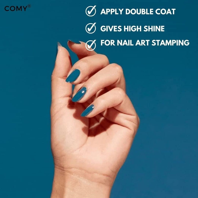 Nail Paint Combo Pack Of 5 Quick Drying Glossy Finish Long Lasting 11 Ml Each