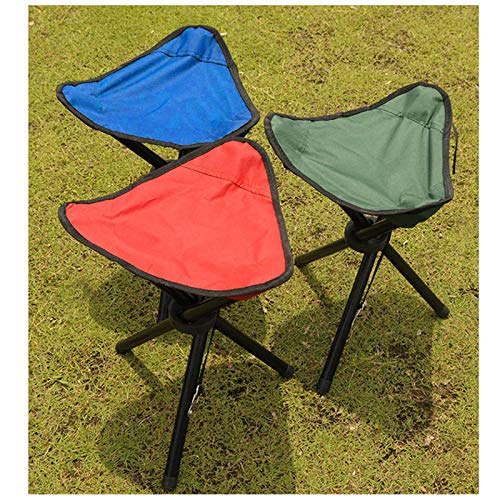 R RUNILEX Folding Tripod 3 Leg Stool for Camping & Travelling, Portable & Foldable