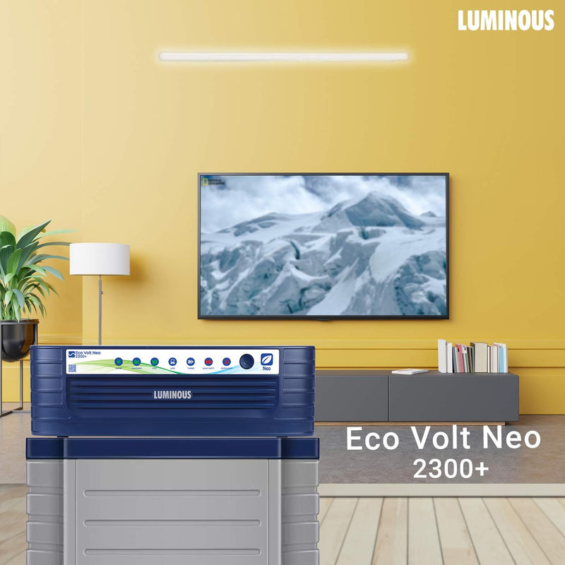 Luminous Inverter Eco Volt Neo 2300+ Sine Wave 2000VA/ 24V Inverter for Home, Office & Shops