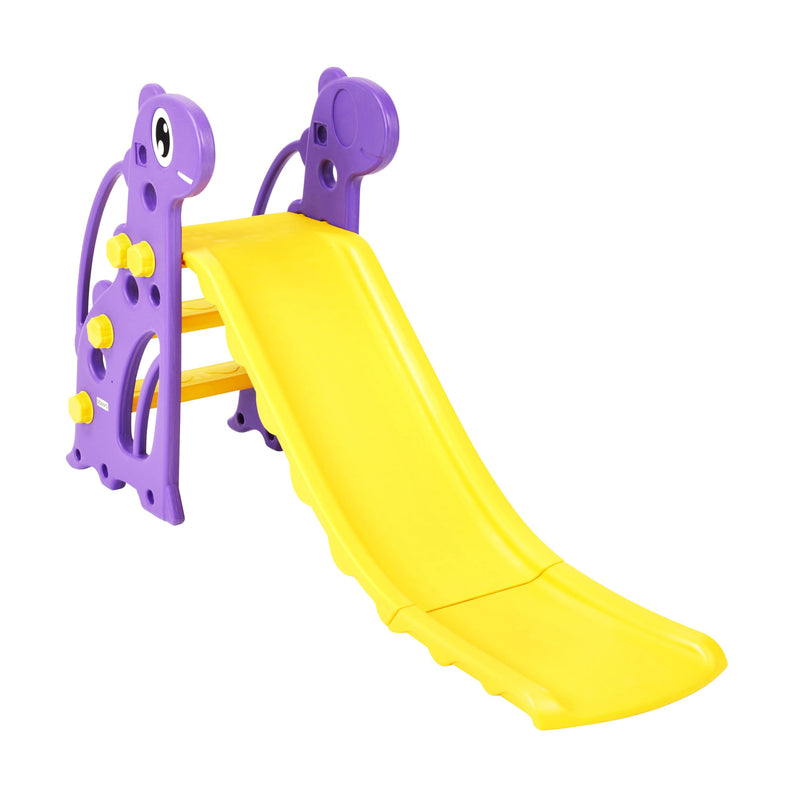 Amazon Brand - Solimo Super Slide for Kids | Safe and Fun Playground Toy |Yellow and Purple 140 x 60 x 80 Centimeters