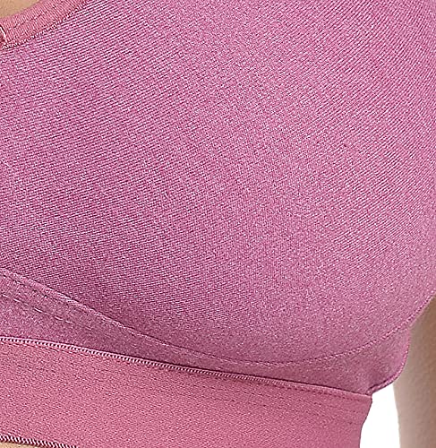 Buy MiEstilo Women's Cotton Blend Lightly Padded Wirefree T-Shirt Bra  Combo, Pack of 3_Baby Pink, Baby Blue & Mint Green_Size 30 at