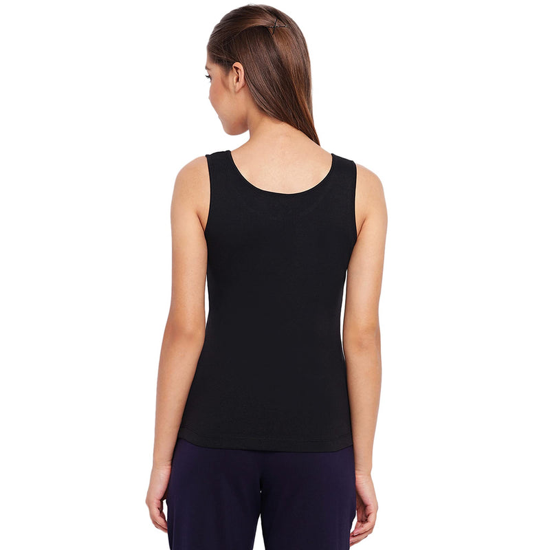 Enamor Women's Tank Top (Black, M)