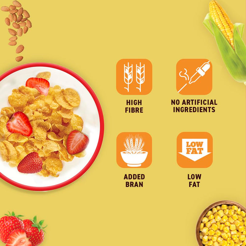 Bagrrys Corn Flakes, 800g (with Extra 80g)