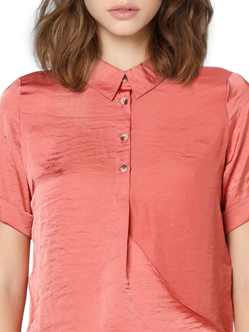 Only Women's Regular Shirt (137174301_Faded Rose X-Small)