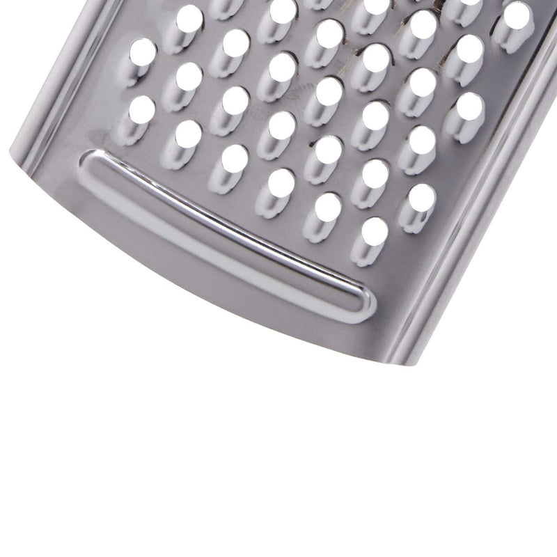 Amazon Brand - Solimo Stainless Steel Cheese Grater, Black