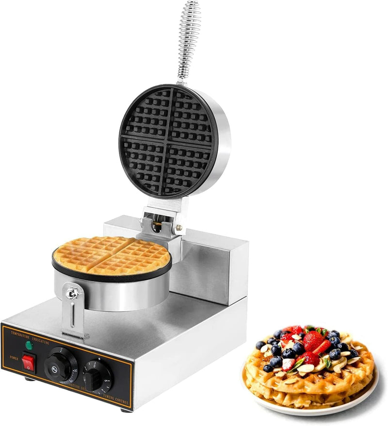 Waffle Maker Machine Commercial Stainless Steel for Home & Cafe with 4 year warranty ‎1200 Watts