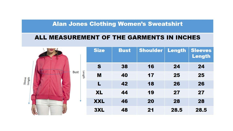 Alan Jones Clothing Women's Solid Cotton Regular Fit Hooded Sweatshirt (Wm17-Ss01_Wine_M)