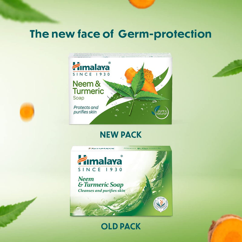 Himalaya Herbals Protecting Neem and Turmeric Soap, 75gm